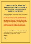 GRAND CENTRAL 201 ADMIN EXAM