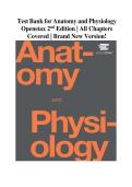 Test Bank for Anatomy and Physiology Openstax 2nd Edition &vert; All Chapters Covered &vert; Brand New Version&excl;