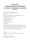 BSG ACTUAL EXAM 2 55 COMPLETE AND GRADED QUESTIONS AND ANSWERS 2026 LATEST UPDATED &vert; 100&percnt; GRADED CORRECT &vert; 100&percnt; GUARANTEED TO PASS &vert; GET A&plus;