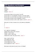 ATP Questions and Answers