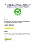 NRNP&lowbar;6560&lowbar;FINAL&lowbar;EXAM&lowbar;LATEST&lowbar;VERSION&lowbar;1&lowbar;EXAM&lowbar;100&lowbar;QUESTIONS&lowbar;AND&lowbar;CORRECT ANSWERS 