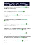 Esthetics Theory Exam Questions review Q&As &lpar;Verified Answers&rpar; 2026