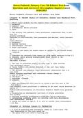 Test Bank - Burns Pediatric Primary Care&comma; 7th Edition &lpar;Maaks&comma; 2020&rpar;&comma; Chapter 1-46 &vert; All Chapters