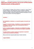 CGSS Exam Complete questions and correct verified answers  &lpar;detailed answers&rpar; already graded A&plus; 