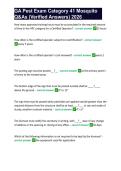 GA Pest Exam Category 41 Mosquito Q&As &lpar;Verified Answers&rpar; 2026