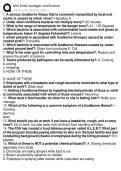 AAA&lowbar;Food&lowbar;manager&lowbar;certification&lowbar;Exam&lowbar;Questions&lowbar;with&lowbar;correct&lowbar;Answers