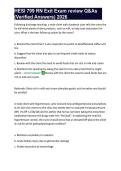 HESI 799 RN Exit Exam review Q&As &lpar;Verified Answers&rpar; 2026