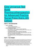 Elite Test Bank&colon; Pharmacotherapeutics for Advanced Practice Nurse Prescribers 6th Edition &lpar;Woo & Robinson&rpar; &ndash; 88 Verified Questions & Expert Mentor Rationale &lpar;2026&sol;2027 Updates&rpar;