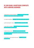EC 308 EXAM 3 QUESTIONS COMPLETE WITH VERIFIED ANSWERS
