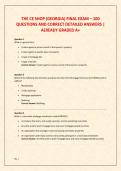 THE CE SHOP &lpar;GEORGIA&rpar; FINAL EXAM &ndash; 100  QUESTIONS AND CORRECT DETAILED ANSWERS &vert;  ALREADY GRADED A&plus;
