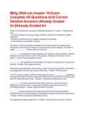 Mktg 3650 unt chapter 16 Exam Complete All Questions And Correct Detailed Answers &vert;Already Graded A&plus;&vert;&vert;Already Graded A&plus;