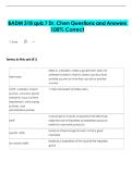 BADM 318 quiz 7 Dr&period; Chen Questions and Answers  100&percnt; Correct 