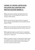 ONTARIO OIT UPDATED CERTIFICATION EVALUATION 2026 QUESTIONS WITH PRACTICE SOLUTION GRADED A&plus;