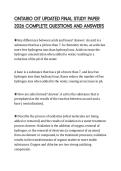 ONTARIO OIT UPDATED FINAL STUDY PAPER 2026 COMPLETE QUESTIONS AND ANSWERS