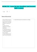 BUNDLE-&colon;&colon;BADM 318  EXAMS WITH CORRECT ANSWERS 