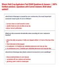 Illinois Field Crop Applicators Test EXAM Questions & Answers &vert; 100&percnt;  Verified solutions &vert;Questions with Correct Answers 2026 latest  update&excl;&excl;