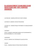 E4 ADVANCEMENT EXAM BIBS EXAM QUESTIONS AND 100&percnt; VERIFIED ANSWERS