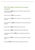 MKT 201 Chapter 1 questions and answers Graded A&plus;