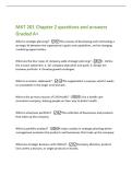 MKT 201 Chapter 1 questions and answers Graded A&plus;