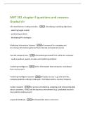 MKT 201 chapter 4 questions and answers  Graded A&plus; 