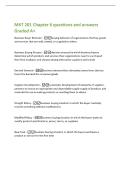 MKT 201 Chapter 6 questions and answers  Graded A&plus; 