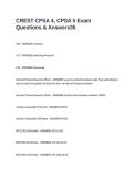 CREST CPSA 4&comma; CPSA 5 Exam Questions & Answers