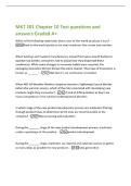 MKT 201 Chapter 10 Test questions and  answers Graded A&plus; 