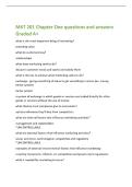MKT 201 Chapter One questions and answers  Graded A&plus; 