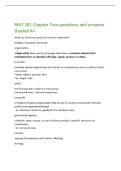 MKT 201 Chapter Two questions and answers  Graded A&plus; 