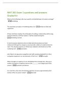 MKT 201 Exam 1 questions and answers  Graded A&plus; 