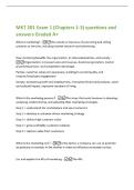 MKT 201 Exam 1 &lpar;Chapters 1-3&rpar; questions and  answers Graded A&plus; 