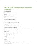 MKT 201 Exam Review questions and answers  Graded A&plus; 