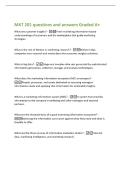 MKT 201 questions and answers Graded A&plus; 