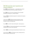 MKT 201 terms for exam 1 questions and  answers Graded A&plus; 