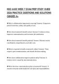 NSG 6430 WEEK 7 EXAM PREP STUDY GUIDE  2026 PRACTICE QUESTIONS AND SOLUTIONS  GRADED A&plus; 