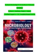 TEST BANK For Microbiology for the Healthcare Professional&comma; 3rd Edition By Karin C&period; VanMeter&comma; Robert J&period; Hubert &vert; Verified Chapters 1 - 25 &vert; Complete Newest Version