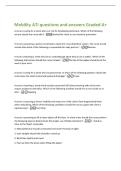 Mobility ATI questions and answers Graded A&plus; 