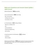 MSN unit 4 Questions and Answers latest Update &vert;  100&percnt; Correct  