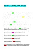 Ch 14 science test review