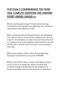 PCIP EXAM 2 COMPREHENSIVE TEST PAPER 2026 COMPLETE QUESTIONS AND ANSWERS EXPERT VERIFIED GRADED A&plus;