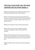 PCIP EXAM 2 EXAM SCRIPT 2026 TEST PAPER QUESTIONS AND SOLUTIONS GRADED A&plus;
