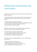 CRPNE predictor test -2 questions with correct answers