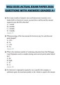 WGU D335 ACTUAL EXAM PAPER 2026 QUESTIONS WITH ANSWERS GRADED A&plus;