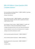 BIOL 459 Midterm 1 Exam Questions With Complete Solutions 