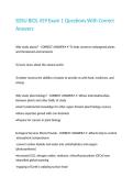 SDSU BIOL 459 Exam 1 Questions With Correct Answers