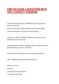 CMN 350 EXAM 2 QUESTIONS WITH 100&percnt; CORRECT ANSWERS