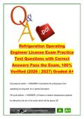 Refrigeration Operating Engineer Exam 2026 &lpar;200 Questions&rpar;&comma; ROE-ENG101 &ndash; Refrigeration Systems&comma; Thermodynamics&comma; Controls & Safety