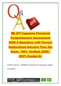 RN ATI Capstone Proctored Assessment 2026 &lpar;250 Questions&rpar;&comma; NURS-ATI-RN01 &ndash; Pharmacology&comma; Patient Care&comma; Prioritization & NGN
