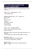 CCT exam prep questions and answers updated 2026