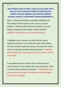 NUR 256 MENTAL HEALTH EXAM 1 GALEN COLLEGE EXAM LATEST  2026-2027 ACTUAL EXAM WITH COMPLETE QUESTIONS AND  CORRECT DETAILED ANSWERS &lpar;100&percnt; VERIFIED ANSWERS&rpar;  &vert;ALREADY GRADED A&plus;&vert; &vert;&vert;PROFESSOR VERIFIED&vert;&vert; &vert;&vert;BRANDNEW&excl;&excl;&excl;&vert;&vert; 